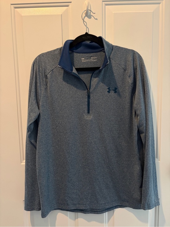 Under Armour Other - Under Armour Men's Blue Quarter-Zip Golf or Athletic Light Weight Sweater